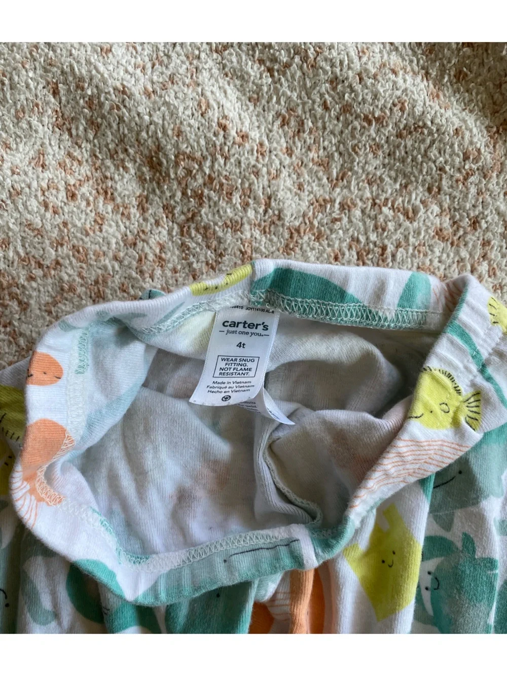 Just One You by Carter’s Kids Two-Piece Sea Creatures Print Pajama Set